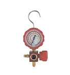 VALUE Одновентильный манифольд высокого давления VMG-1-SH (R22,R134A,R410A,R407C)c смотровым стеклом